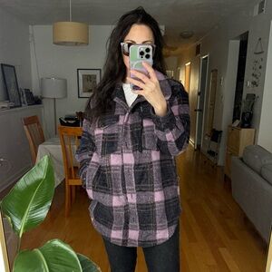 Anthropologie Lavender Shacket